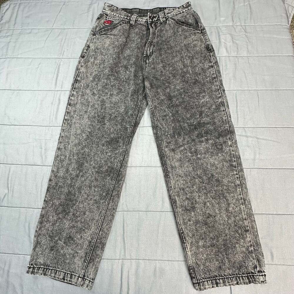 Spitfire Wheels Bighead Acid Wash Loose Fit Skate Jeans